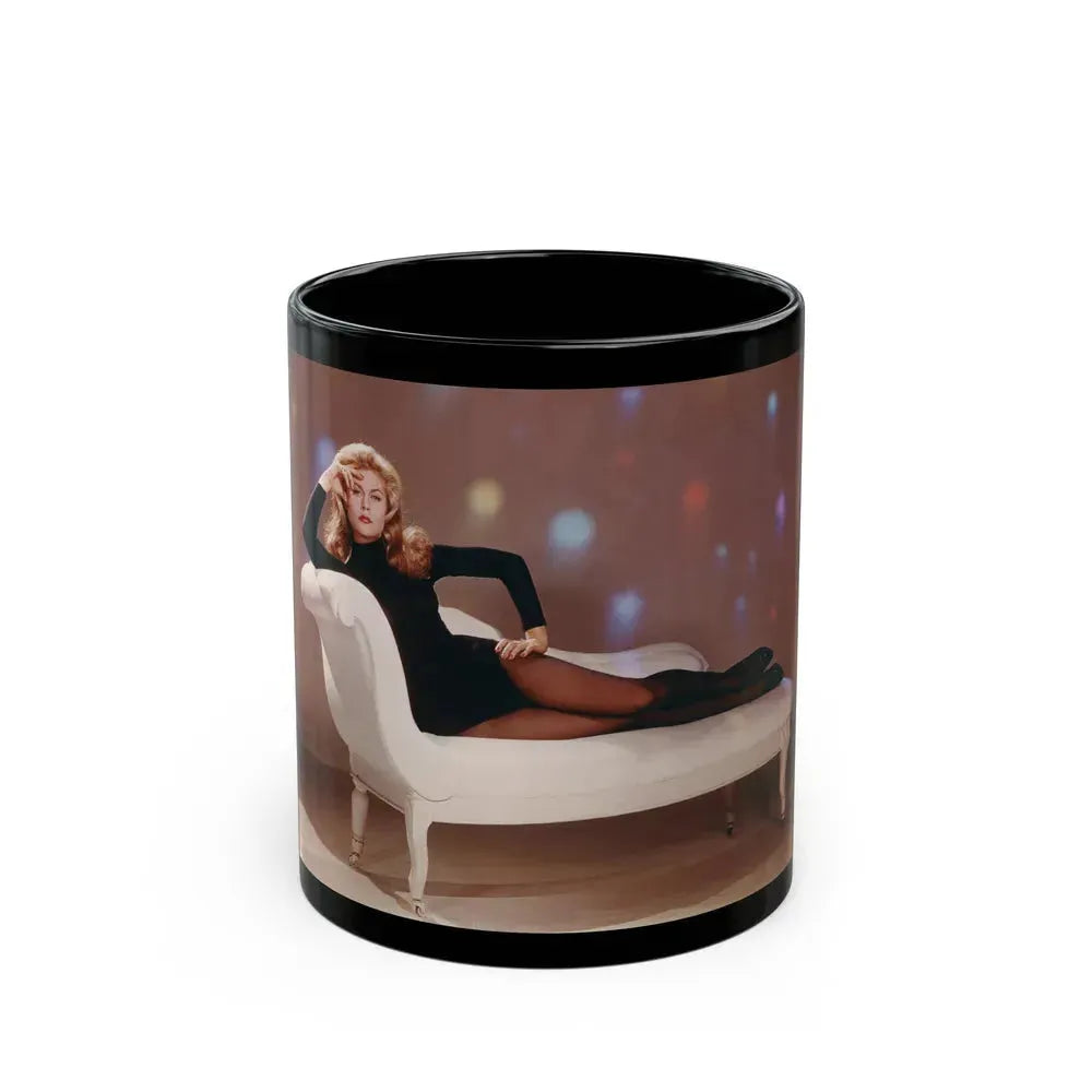 Elizabeth Montgomery #79 (Vintage Female Icon) Black Coffee Mug 11oz - Go Mug Yourself