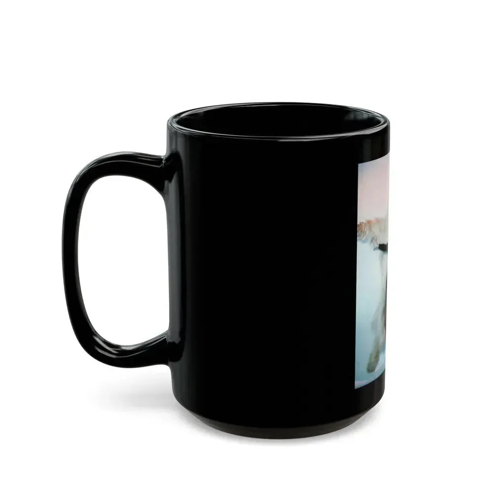 Elizabeth Montgomery #80 (Vintage Female Icon) Black Coffee Mug - Go Mug Yourself