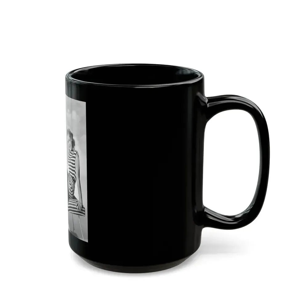 Elizabeth Montgomery #82 (Vintage Female Icon) Black Coffee Mug - Go Mug Yourself