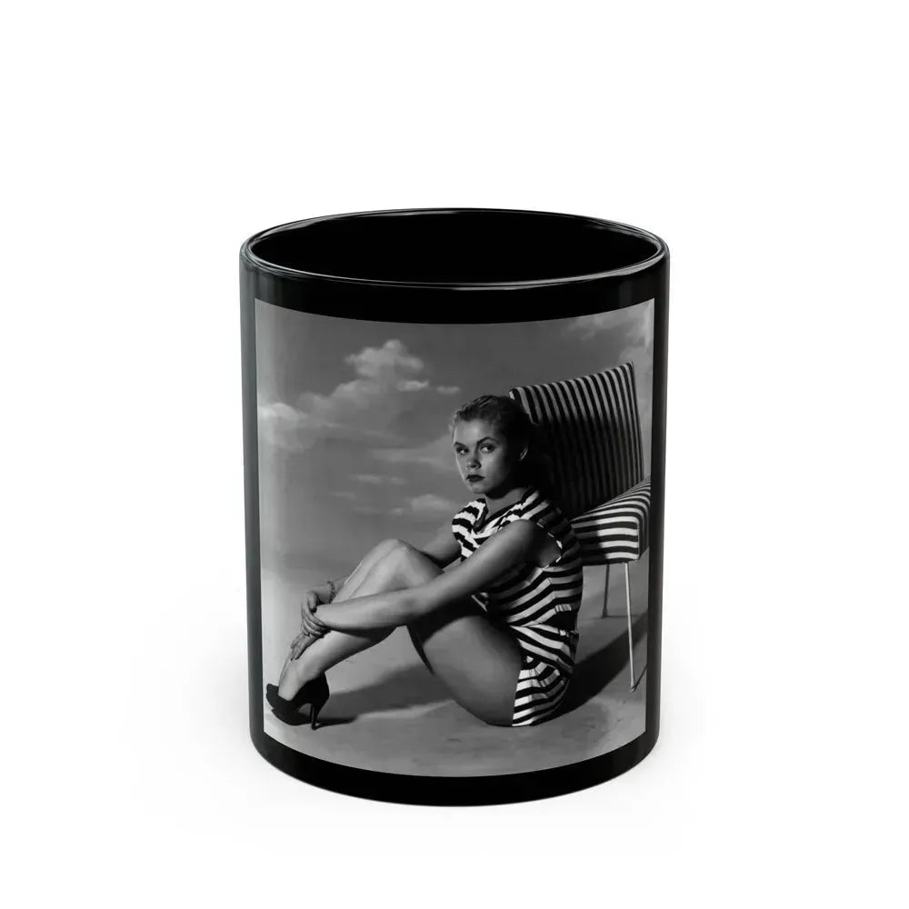 Elizabeth Montgomery #83 (Vintage Female Icon) Black Coffee Mug 11oz - Go Mug Yourself