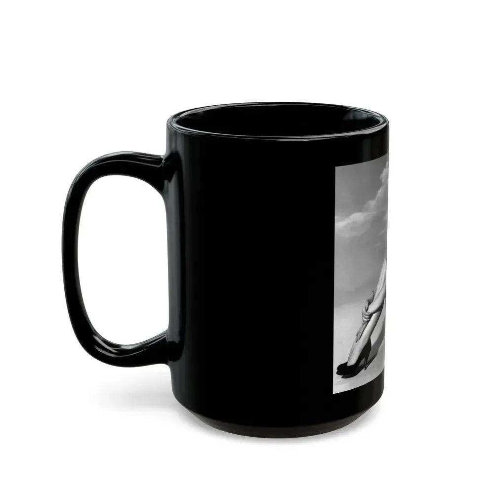 Elizabeth Montgomery #83 (Vintage Female Icon) Black Coffee Mug - Go Mug Yourself