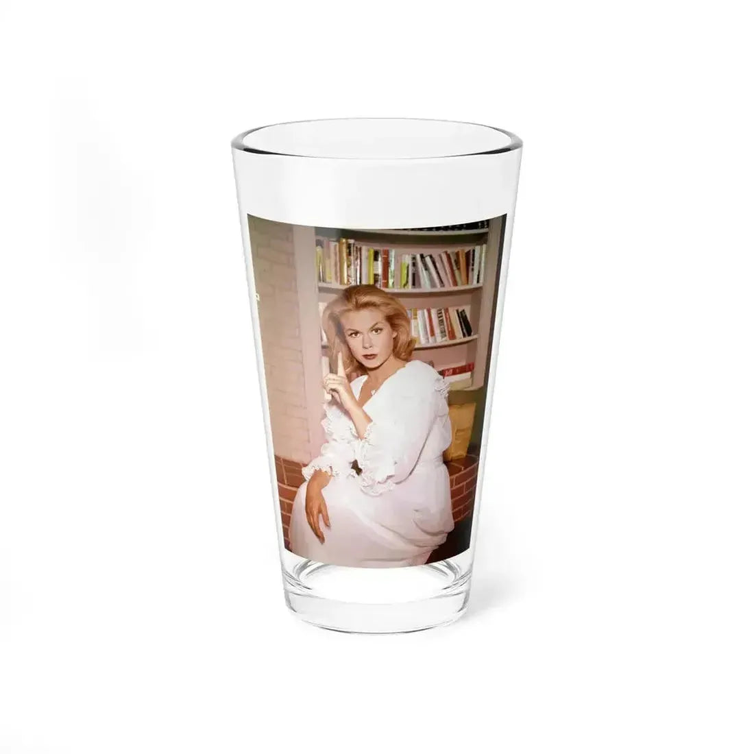 Elizabeth Montgomery #90 (Vintage Female Icon) Pint Glass 16oz 16oz - Go Mug Yourself