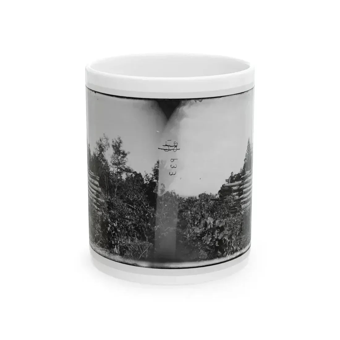 Elk Mountain, Md. Signal Tower Overlooking Antietam Battlefield (U.S. Civil War) White Coffee Mug 11oz - Go Mug Yourself