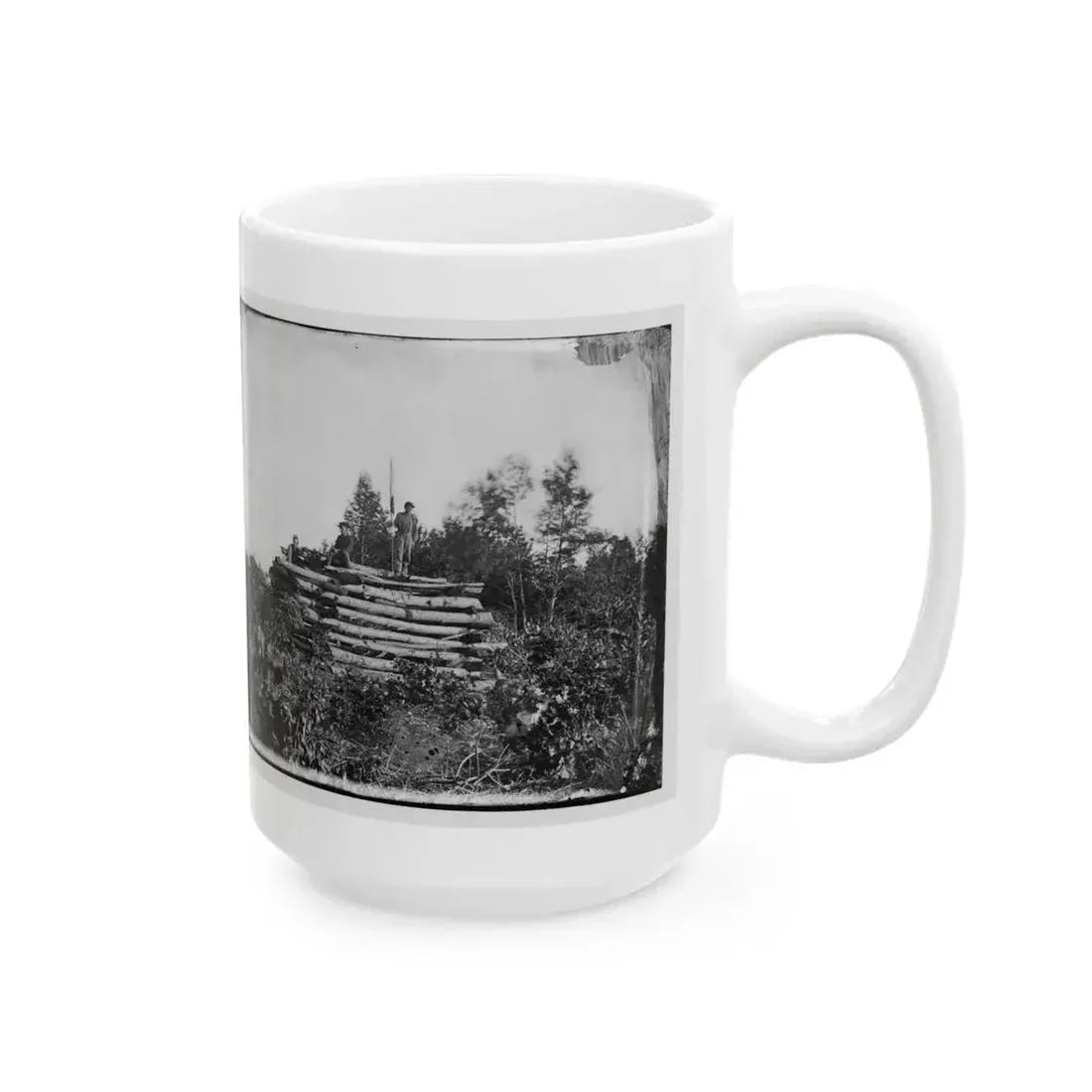 Elk Mountain, Md. Signal Tower Overlooking Antietam Battlefield (U.S. Civil War) White Coffee Mug - Go Mug Yourself