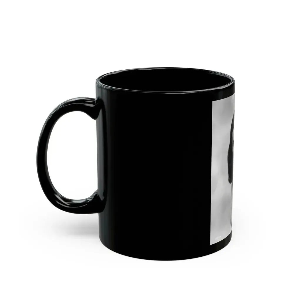 Ella Raines #25 (Vintage Female Icon) Black Coffee Mug - Go Mug Yourself