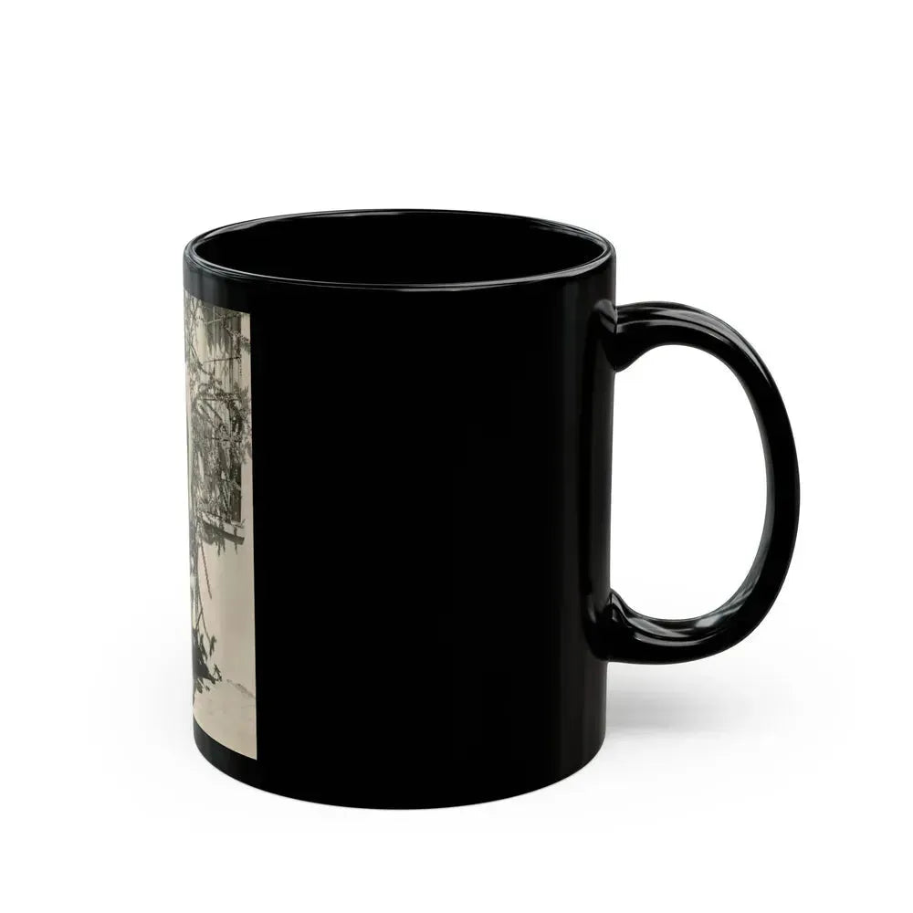 Ella Raines #47 (Vintage Female Icon) Black Coffee Mug - Go Mug Yourself