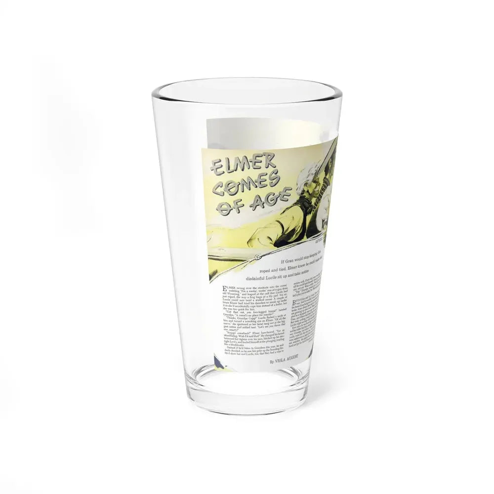 Elmer Comes of Age, Woman's Day, February 1950 - Pint Glass 16oz - Go Mug Yourself