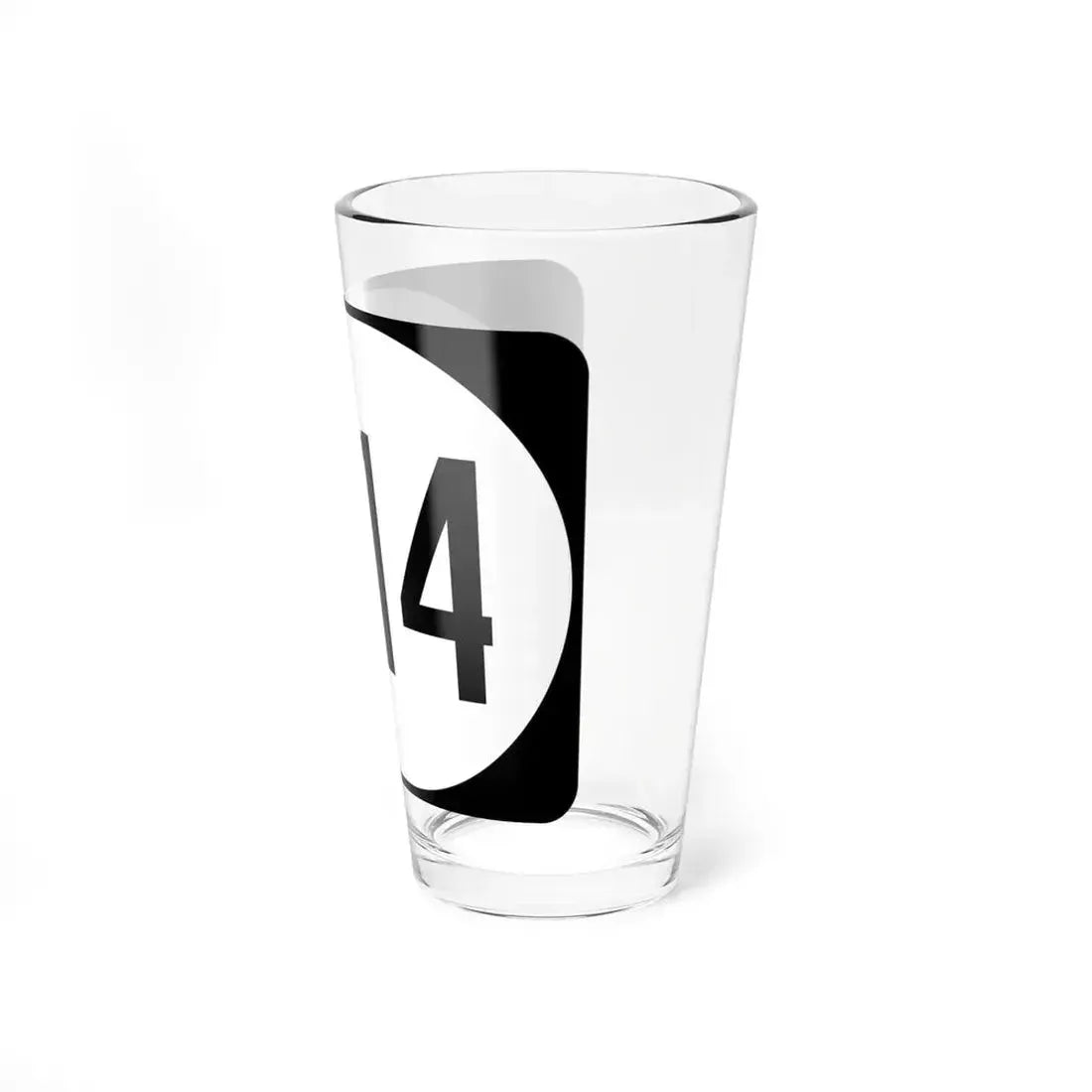 Elongated circle 6114 (Kentucky) (Road Sign) Pint Glass 16oz - Go Mug Yourself