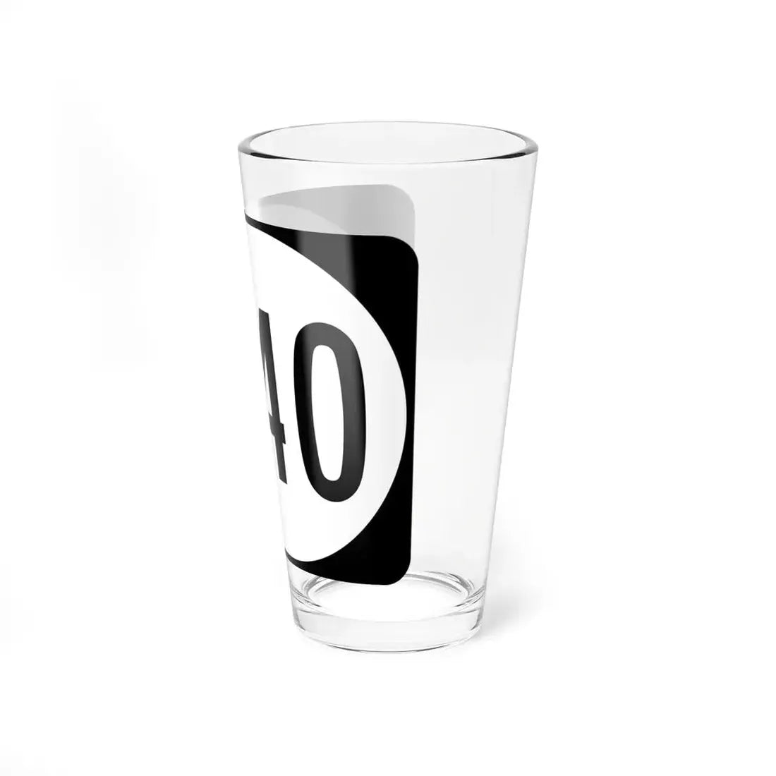 Elongated circle 6140 (Kentucky) (Road Sign) Pint Glss 16oz - Go Mug Yourself
