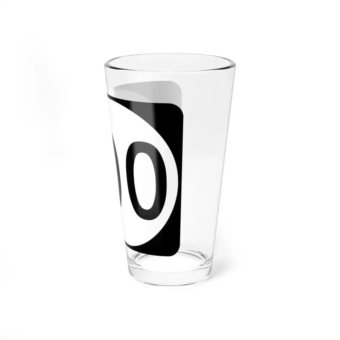 Elongated circle template 3-digit (Kentucky) (Road Sign) Pint Glass 16oz - Go Mug Yourself