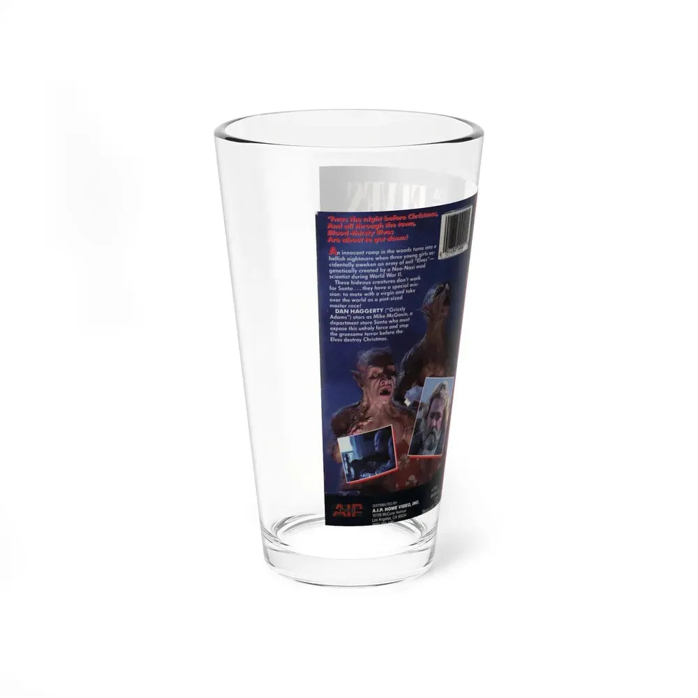 ELVES (VHS COVER) Pint Glass 16oz - Go Mug Yourself