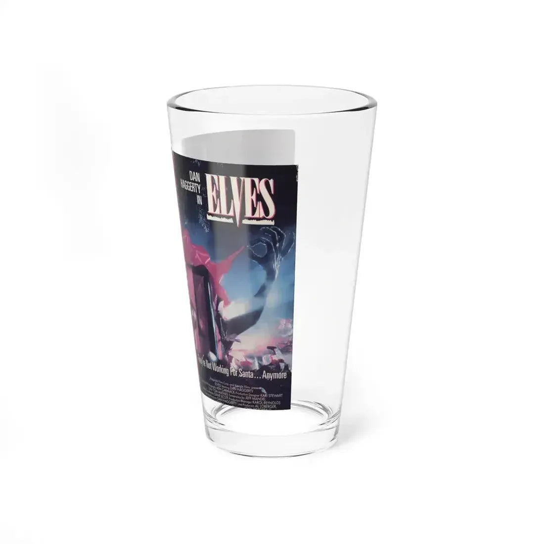 ELVES (VHS COVER) Pint Glass 16oz - Go Mug Yourself