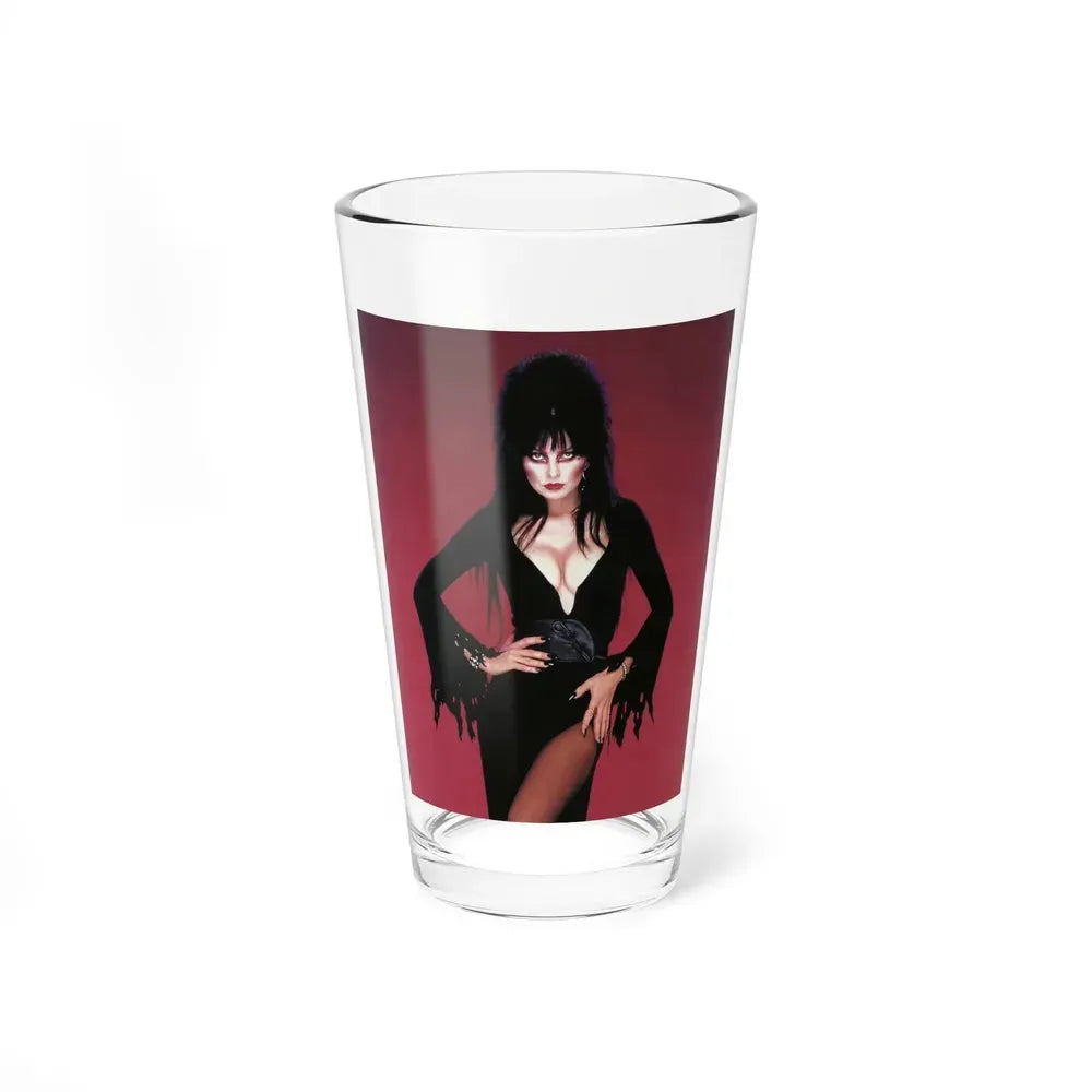 Elvira, Mistress Of The Dark #154 (Vintage Female Icon) Pint Glass 16oz 16oz - Go Mug Yourself