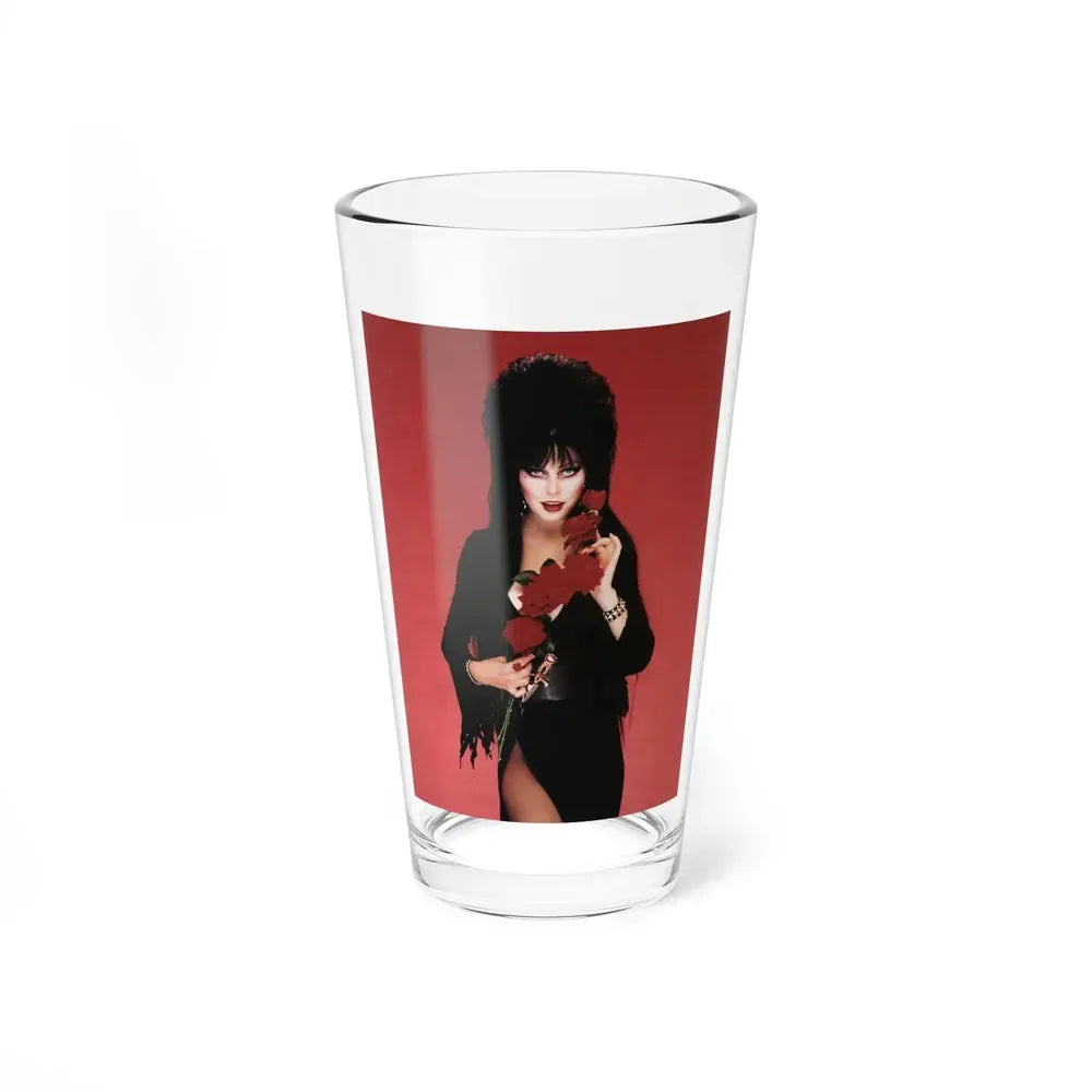 Elvira, Mistress Of The Dark #155 (Vintage Female Icon) Pint Glass 16oz 16oz - Go Mug Yourself