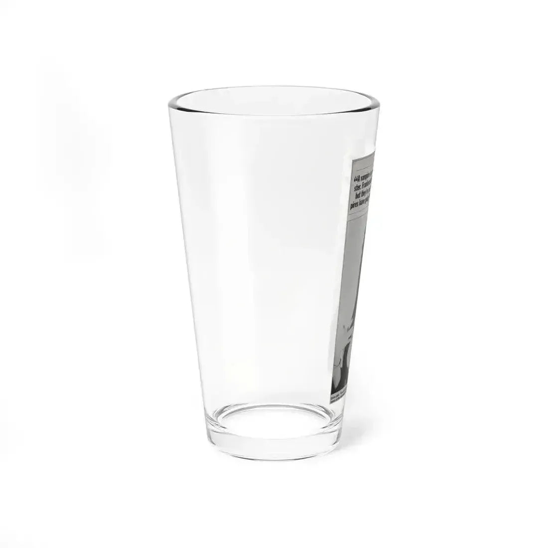 Elvira, Mistress Of The Dark #180 - B&W Magazine Clipping with, Captions (Vintage Female Icon) Pint Glass 16oz - Go Mug Yourself
