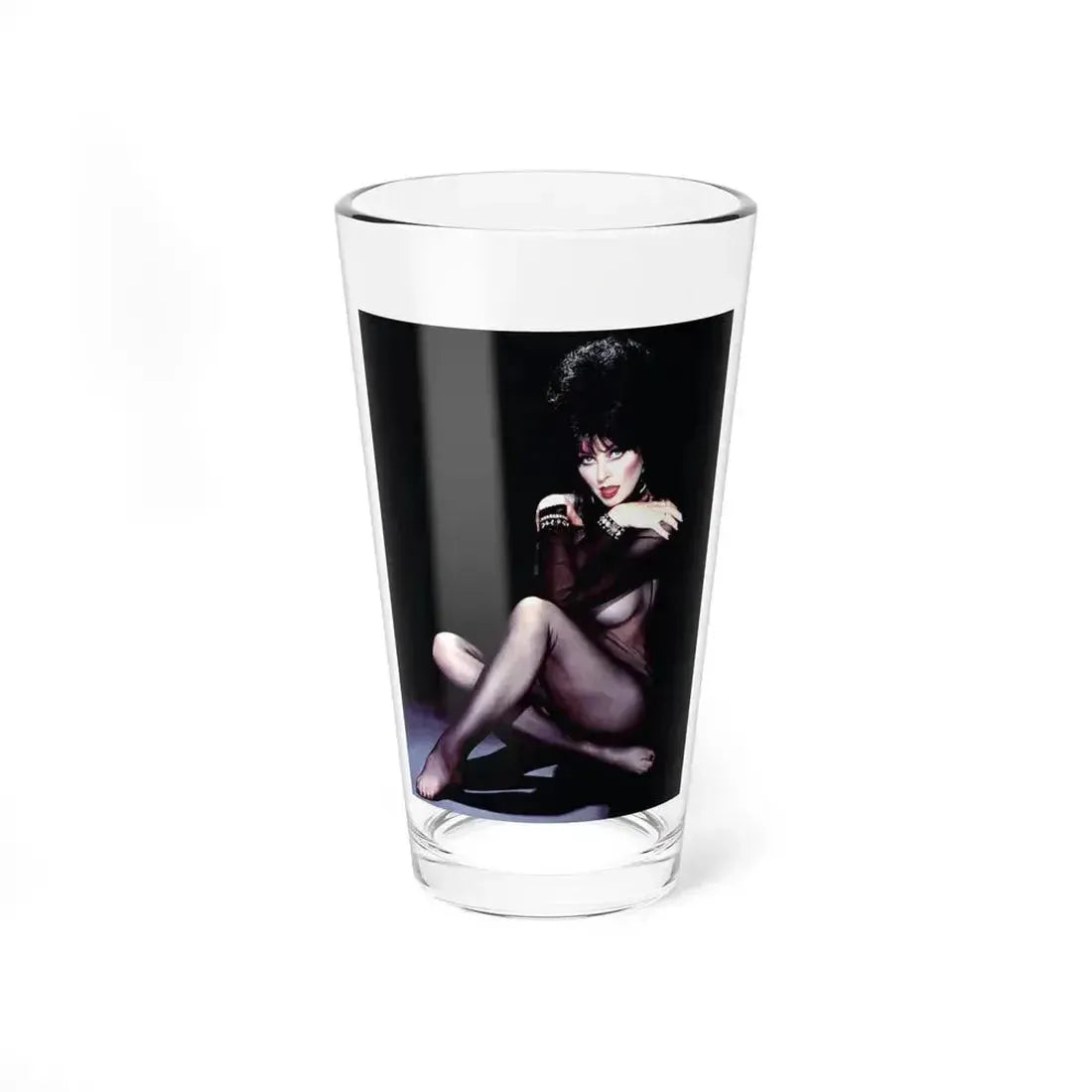 Elvira, Mistress Of The Dark #71 1 (Vintage Female Icon) Pint Glass 16oz 16oz - Go Mug Yourself