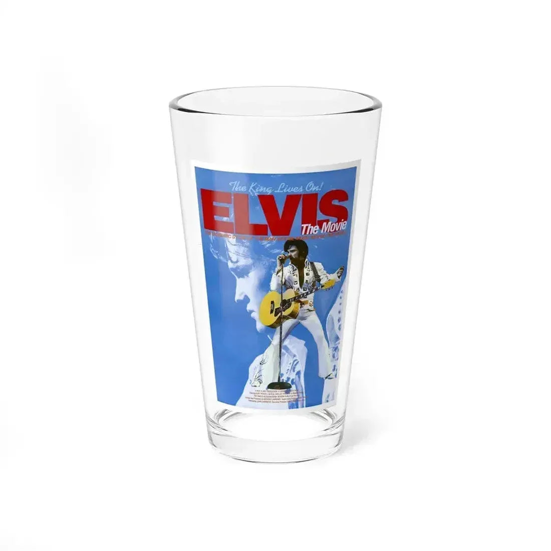 ELVIS 1979 Movie Poster - Pint Glass 16oz 16oz - Go Mug Yourself