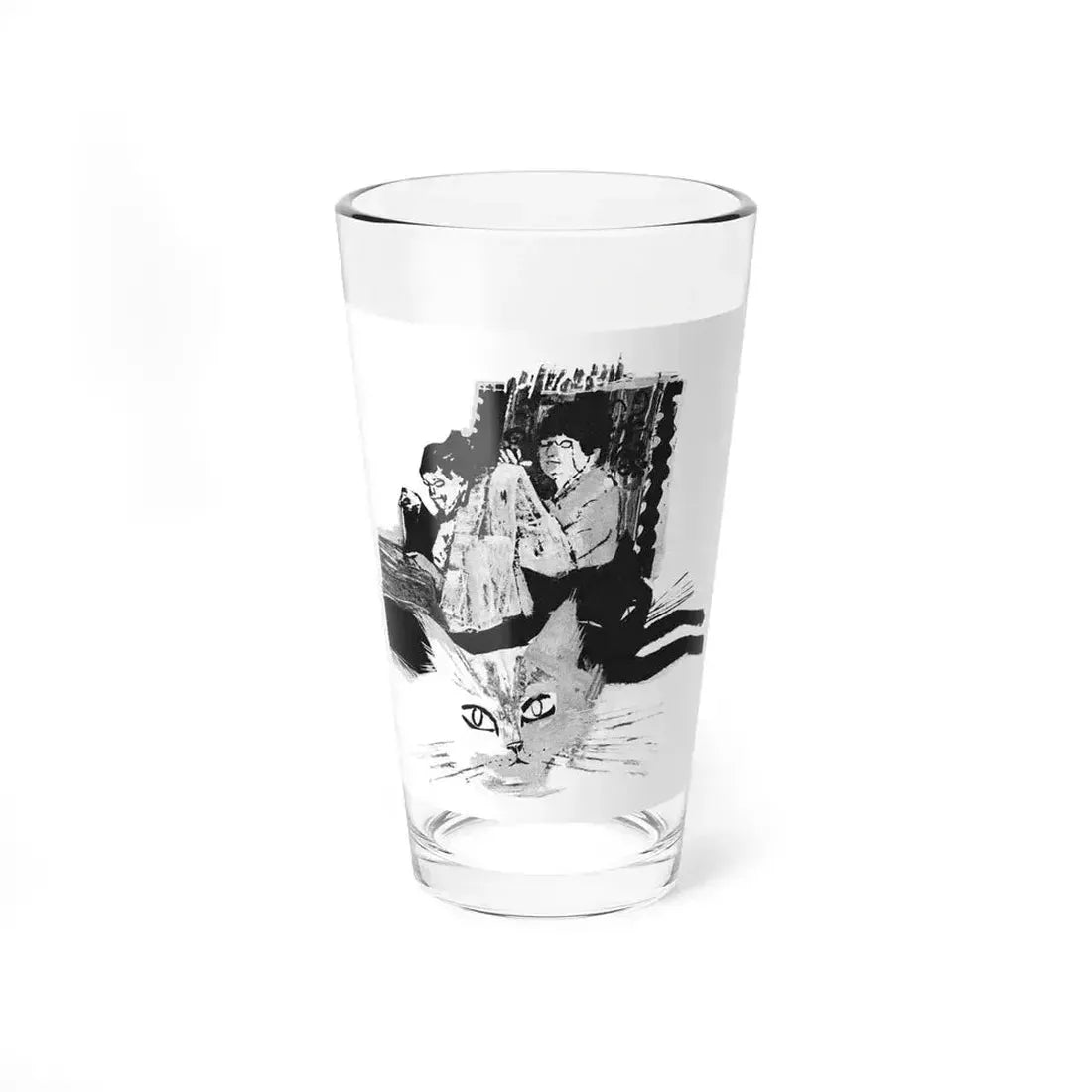 Em And Vi by Susan Lyle-Scott (1), Homes And Gardens magazine, 1964 - Pint Glass 16oz 16oz - Go Mug Yourself