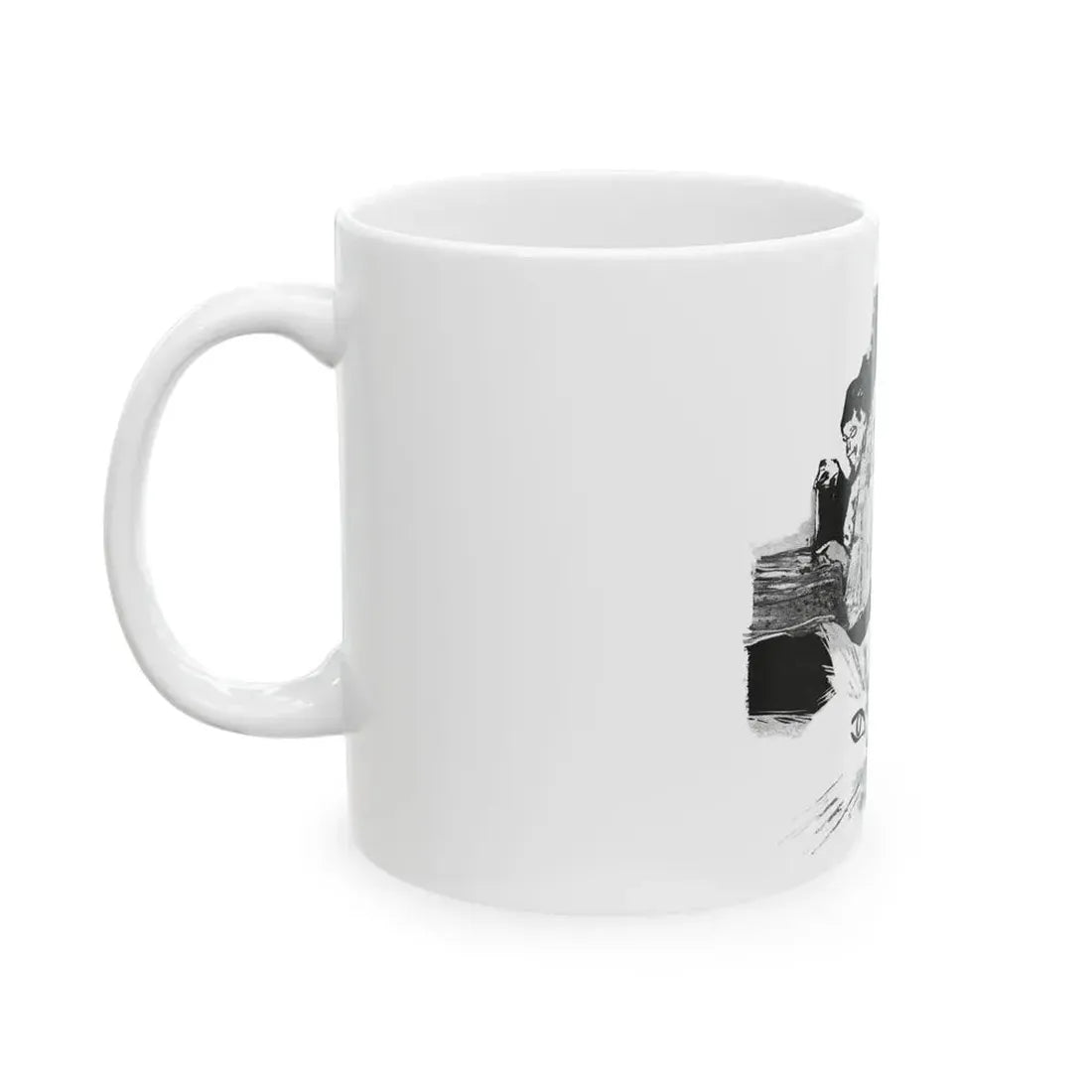 Em And Vi by Susan Lyle-Scott (1), Homes And Gardens magazine, 1964 - White Coffee Mug - Go Mug Yourself