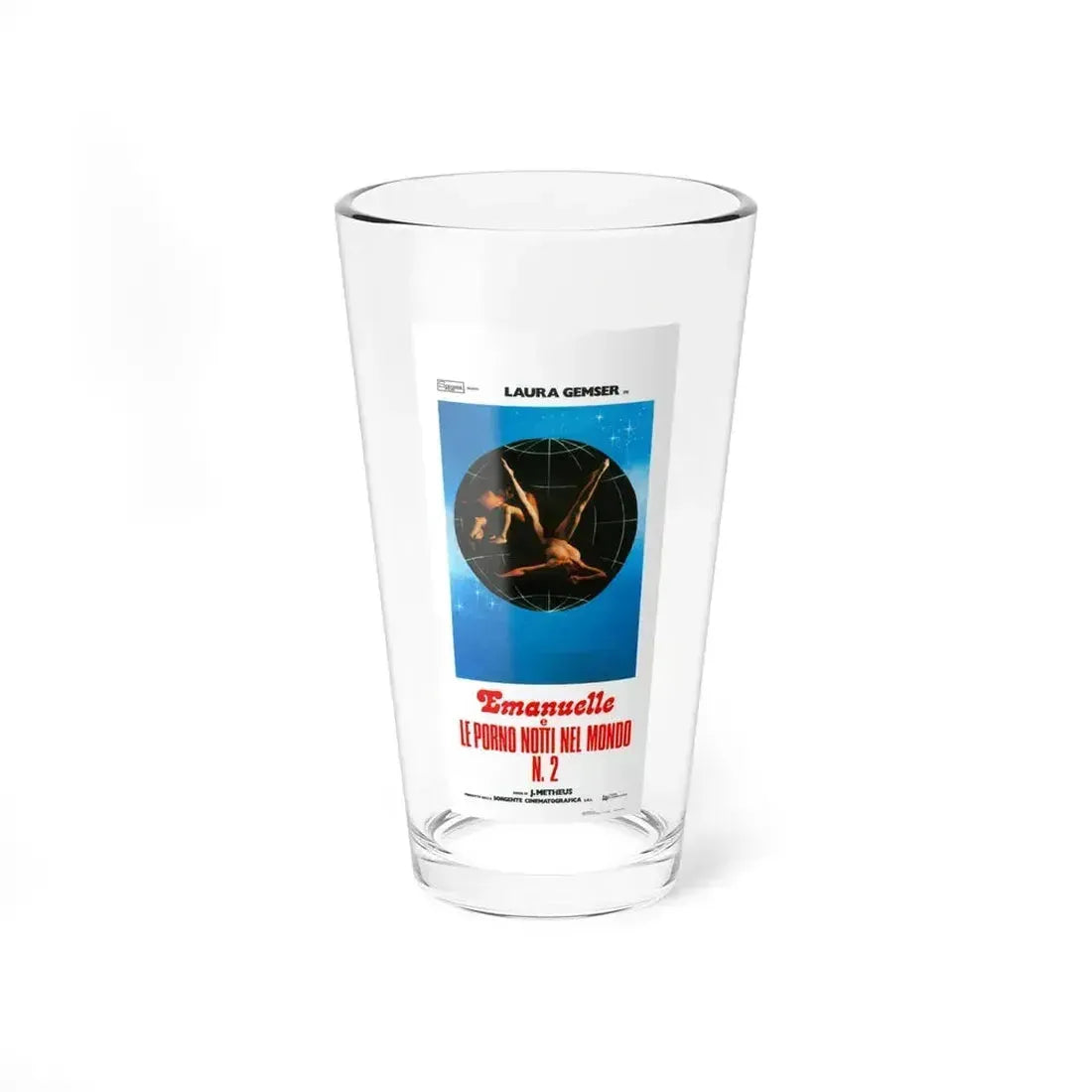 EMANUELLE AND THE EROTIC NIGHTS 1978 Movie Poster - Pint Glass 16oz 16oz - Go Mug Yourself