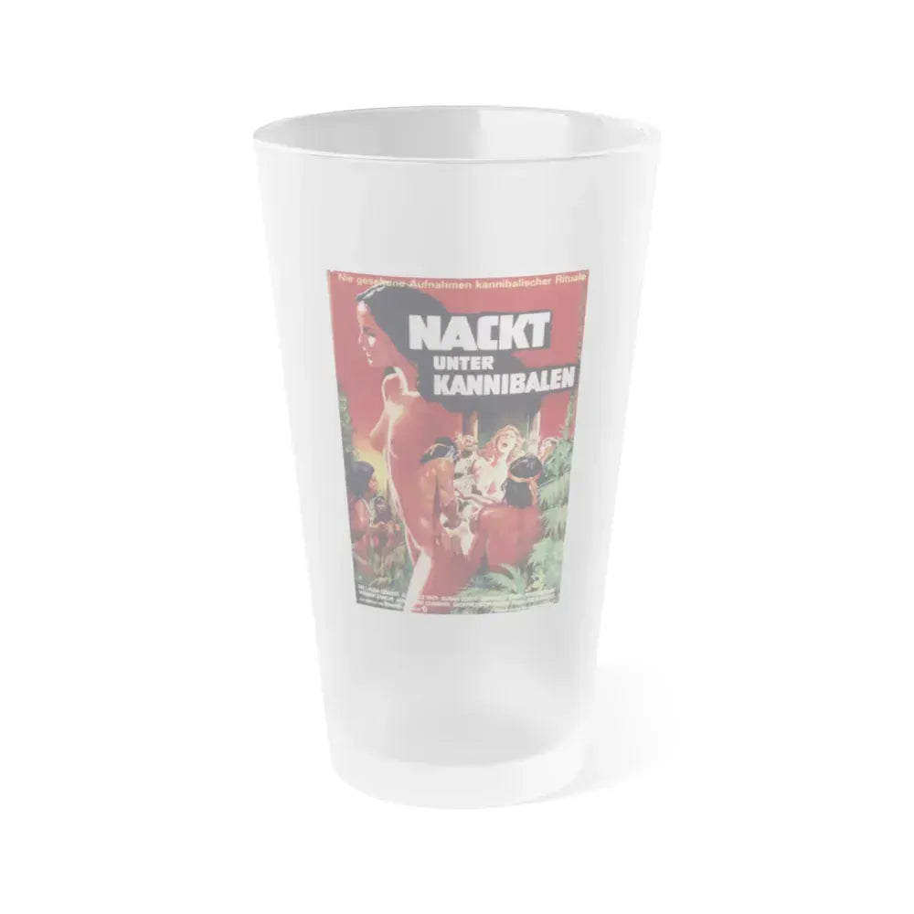 EMANUELLE AND THE LAST CANNIBALS 1977 Movie Poster - Frosted Pint Glass 16oz 16oz Frosted - Go Mug Yourself