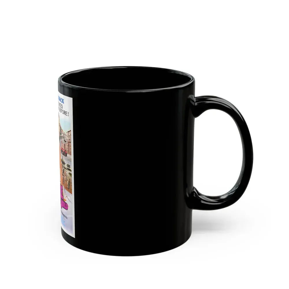 EMANUELLE AROUND THE WORLD 1977 Movie Poster - Black Coffee Mug - Go Mug Yourself