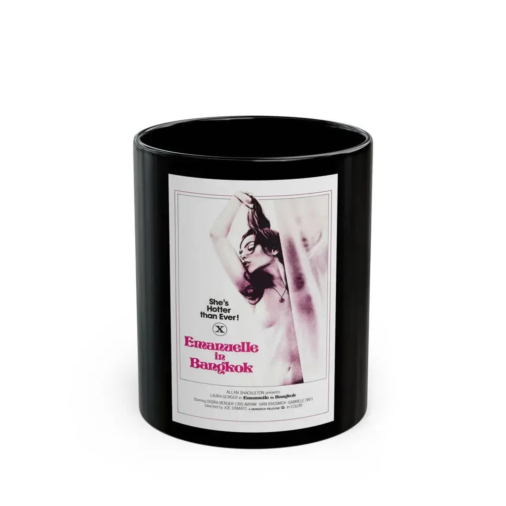 EMANUELLE IN BANGKOK 1976 Movie Poster - Black Coffee Mug 11oz - Go Mug Yourself