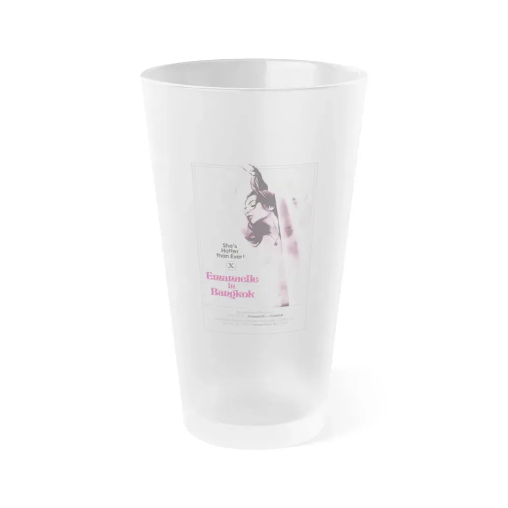 EMANUELLE IN BANGKOK 1976 Movie Poster - Frosted Pint Glass 16oz 16oz Frosted - Go Mug Yourself