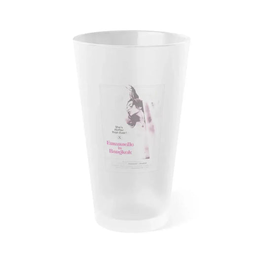 EMANUELLE IN BANGKOK 1976 Movie Poster - Frosted Pint Glass 16oz 16oz Frosted - Go Mug Yourself