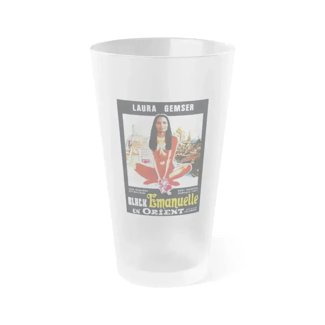 EMANUELLE IN BANGKOK (2) 1976 Movie Poster - Frosted Pint Glass 16oz 16oz Frosted - Go Mug Yourself