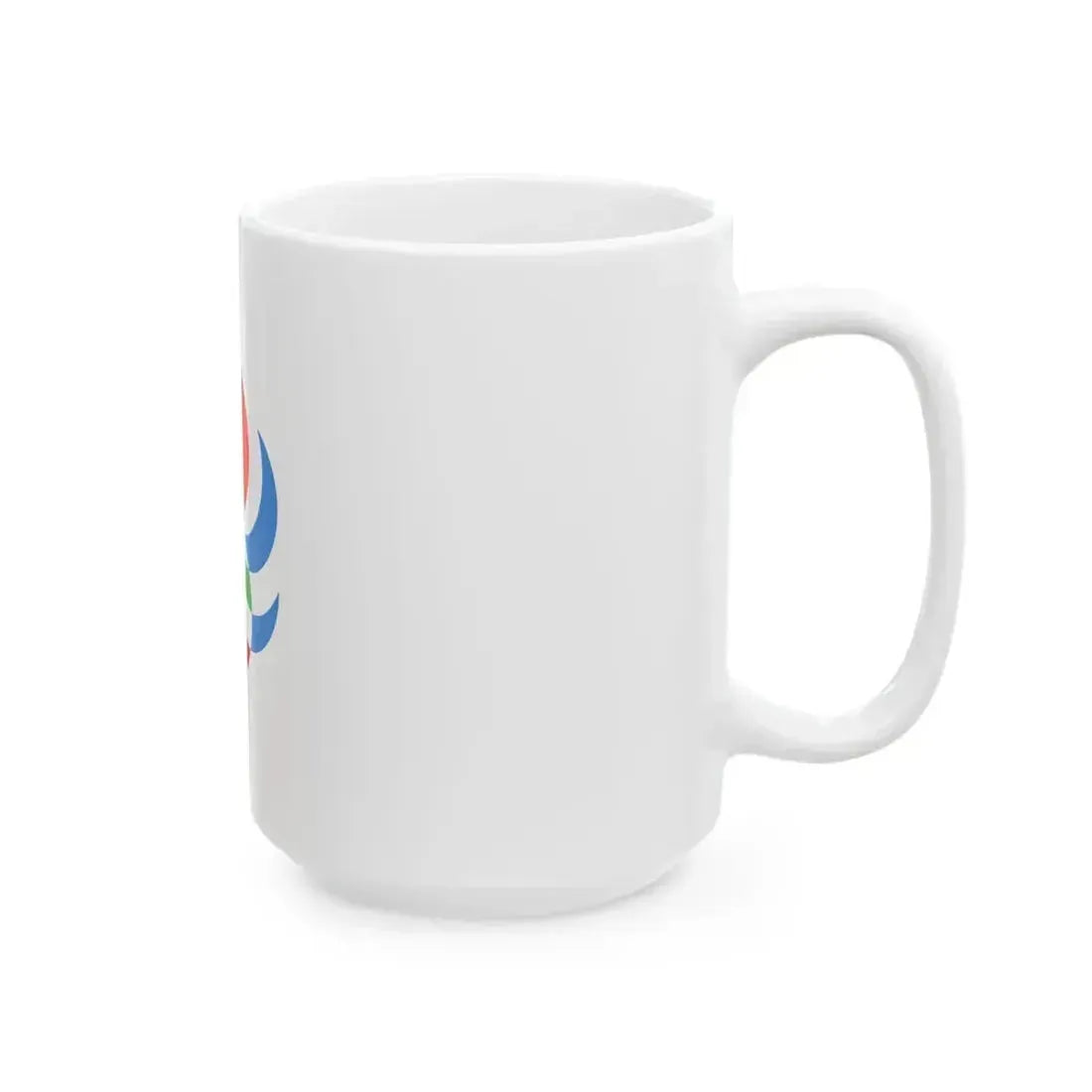 Emblem Flag of Ehime Prefecture 1989-1999 (Japan) White Coffee Mug - Go Mug Yourself