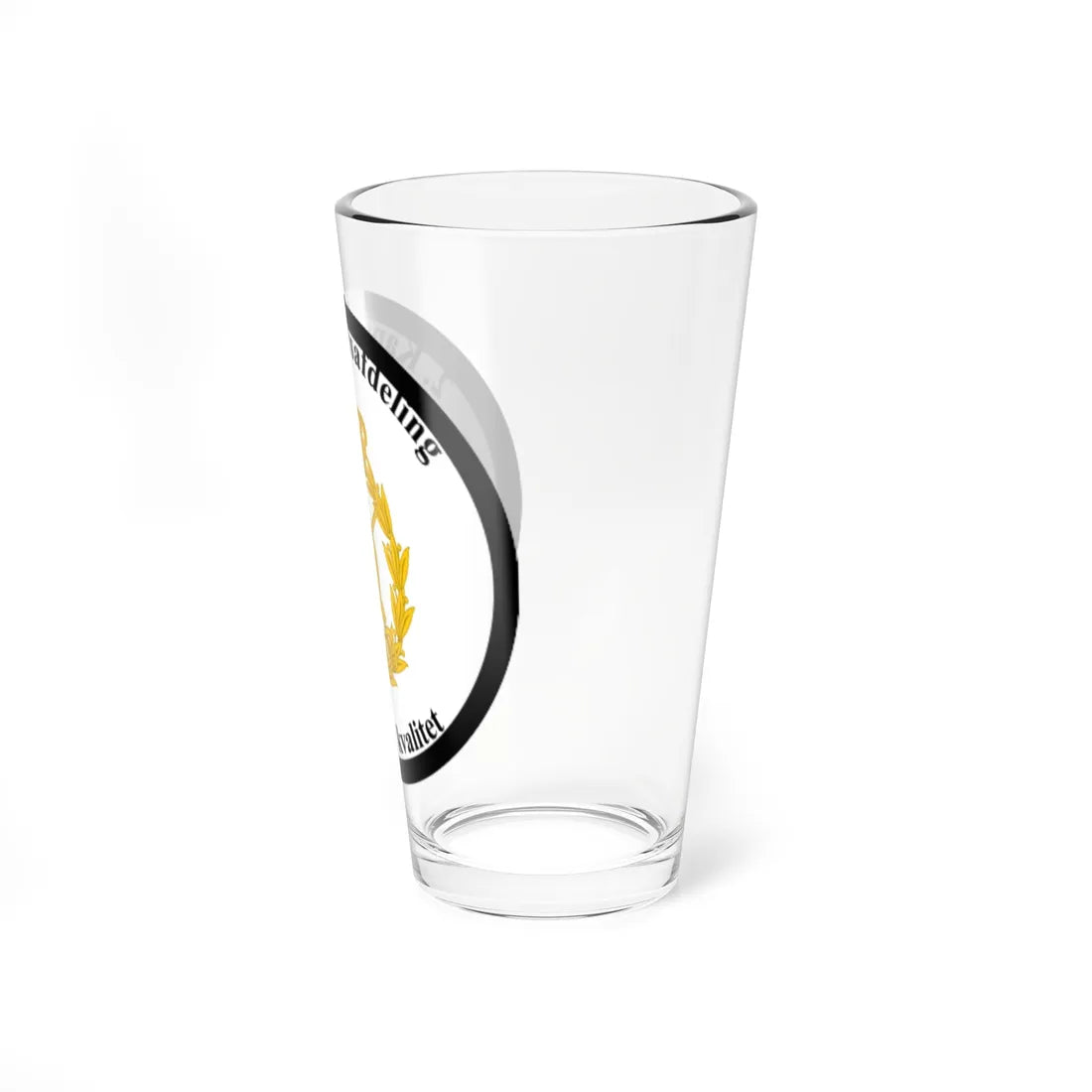Emblem for the II-DAR (Denmark) (Coat of Arms) Pint Glass 16oz - Go Mug Yourself