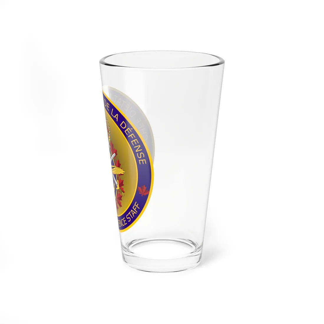 Emblem of Chief of the Defence Staff Canada (Canada) (Coat of Arms) Pint Glass 16oz - Go Mug Yourself