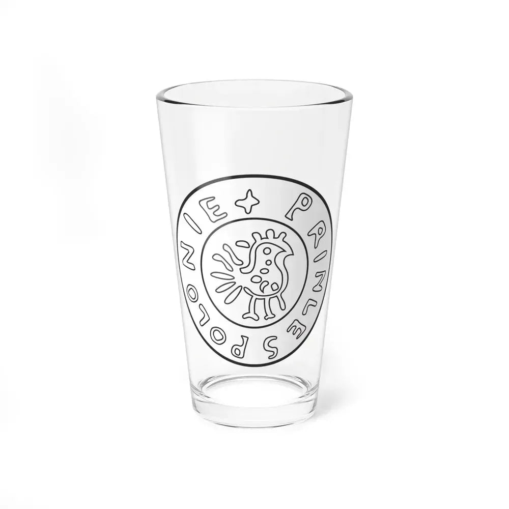 Emblem of Civitas Schinesghe - Pint Glass 16oz 16oz - Go Mug Yourself