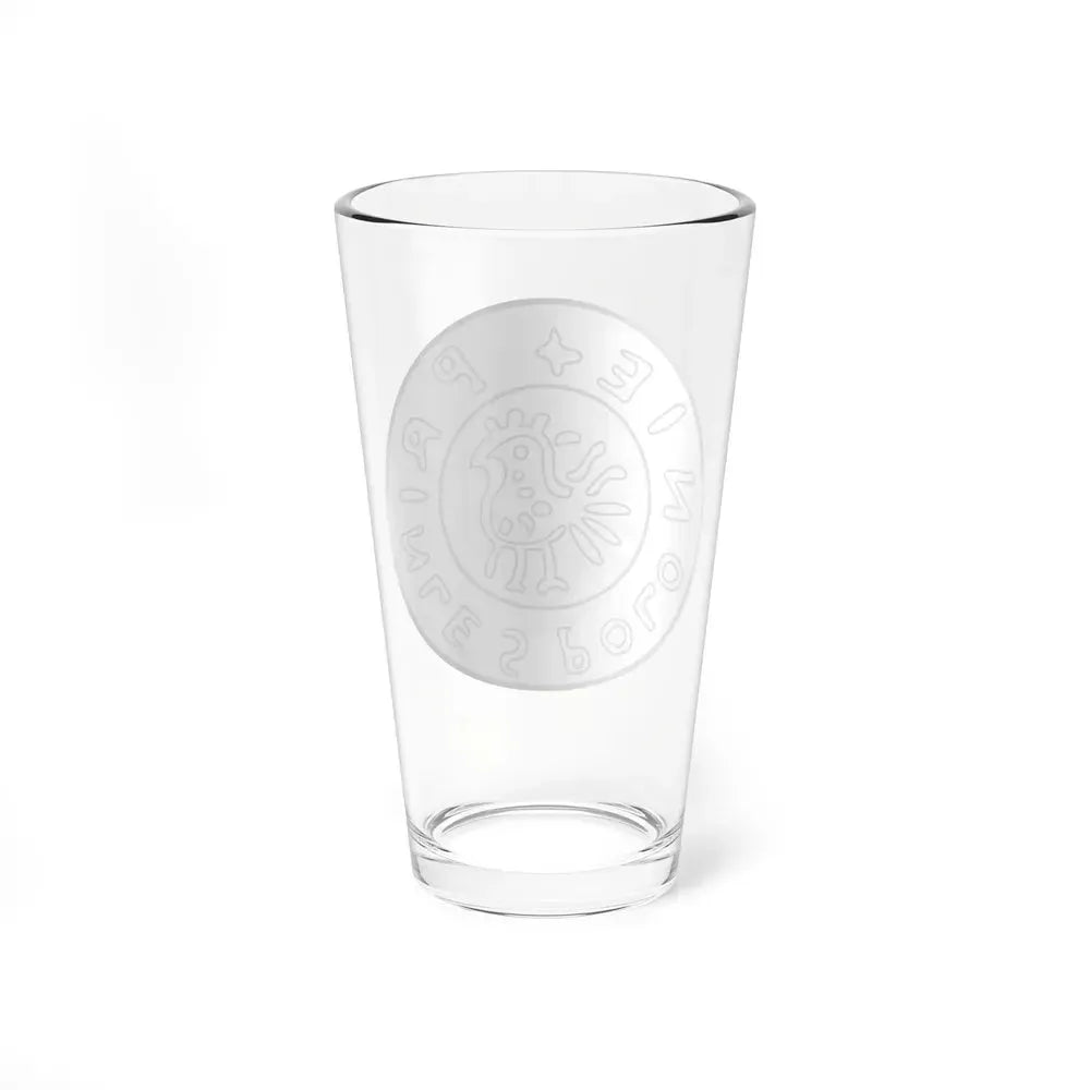 Emblem of Civitas Schinesghe - Pint Glass 16oz - Go Mug Yourself