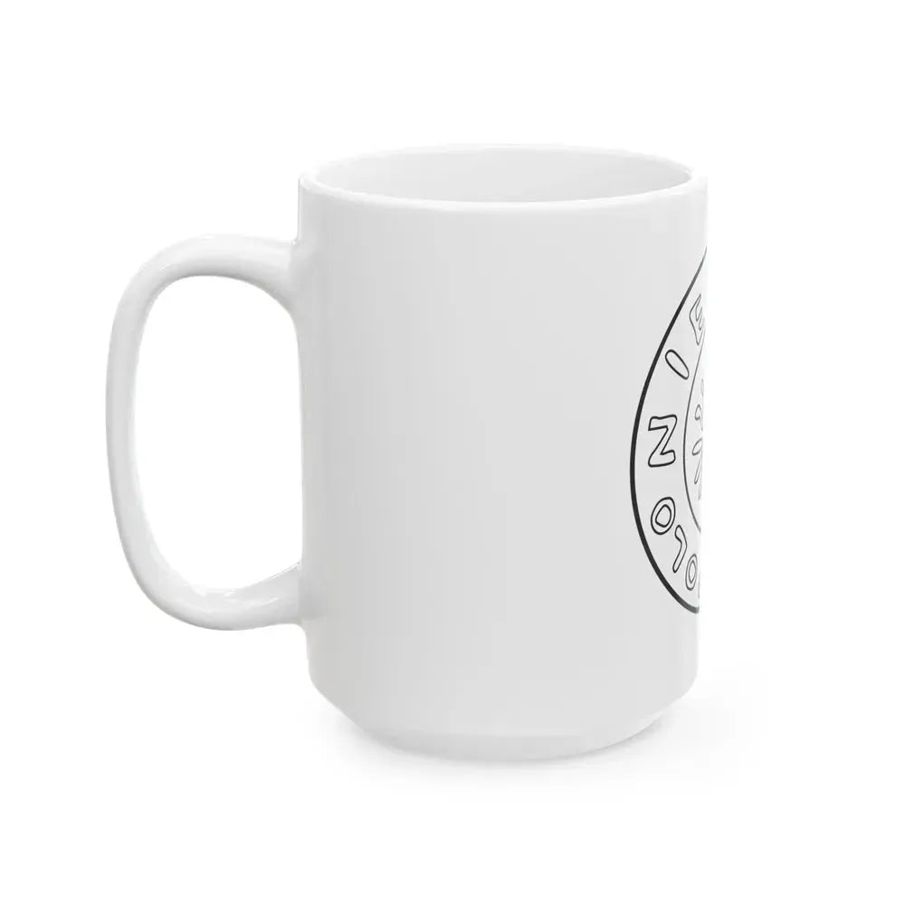 Emblem of Civitas Schinesghe - White Coffee Mug - Go Mug Yourself