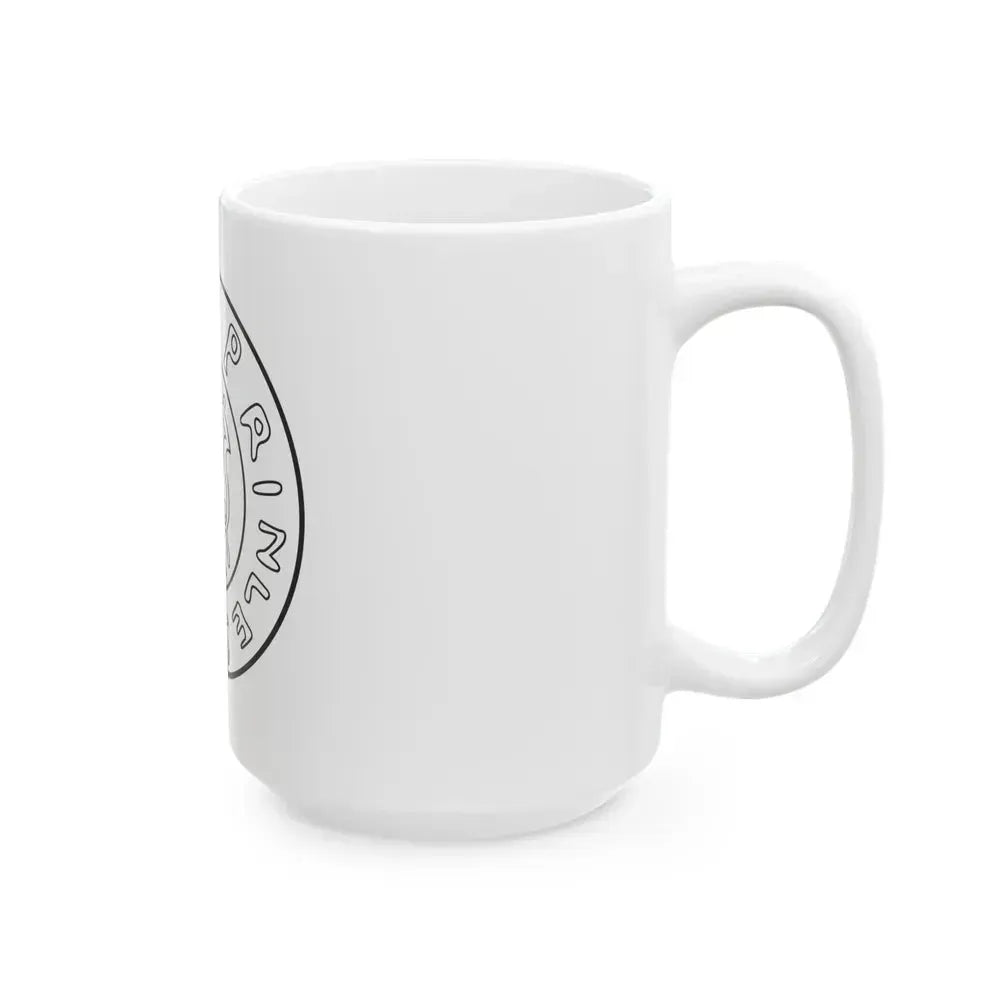 Emblem of Civitas Schinesghe - White Coffee Mug - Go Mug Yourself