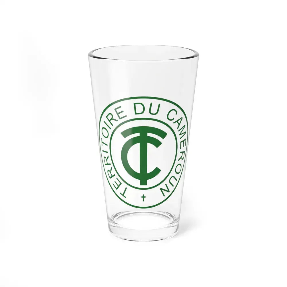 Emblem of French Cameroon - Pint Glass 16oz 16oz - Go Mug Yourself