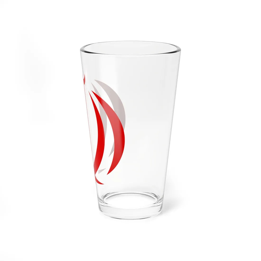 Emblem of Iran red (Iran) (Coat of Arms) Pint Glass 16oz - Go Mug Yourself