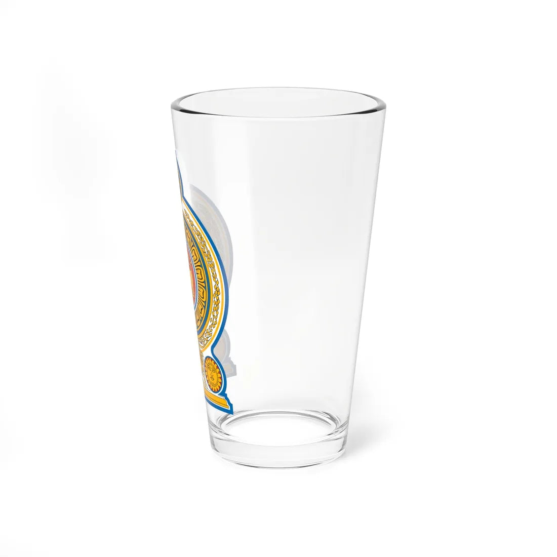 Emblem of Sri Lanka (Sri Lanka) (Coat of Arms) Pint Glass 16oz - Go Mug Yourself