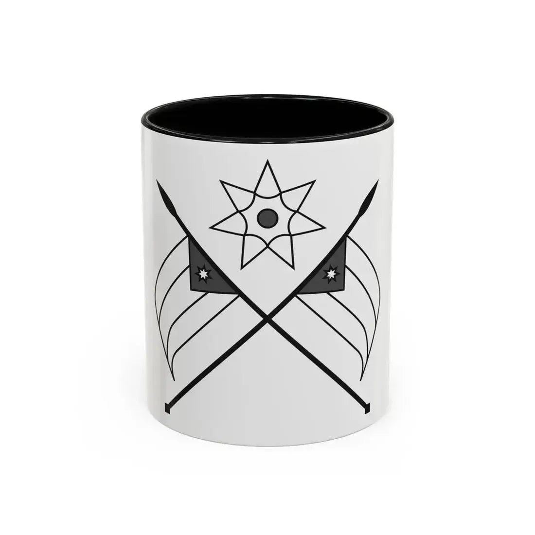 Emblem of the Arab Kingdom of Syria (1920) - Accent Coffee Mug 11oz Black - Go Mug Yourself