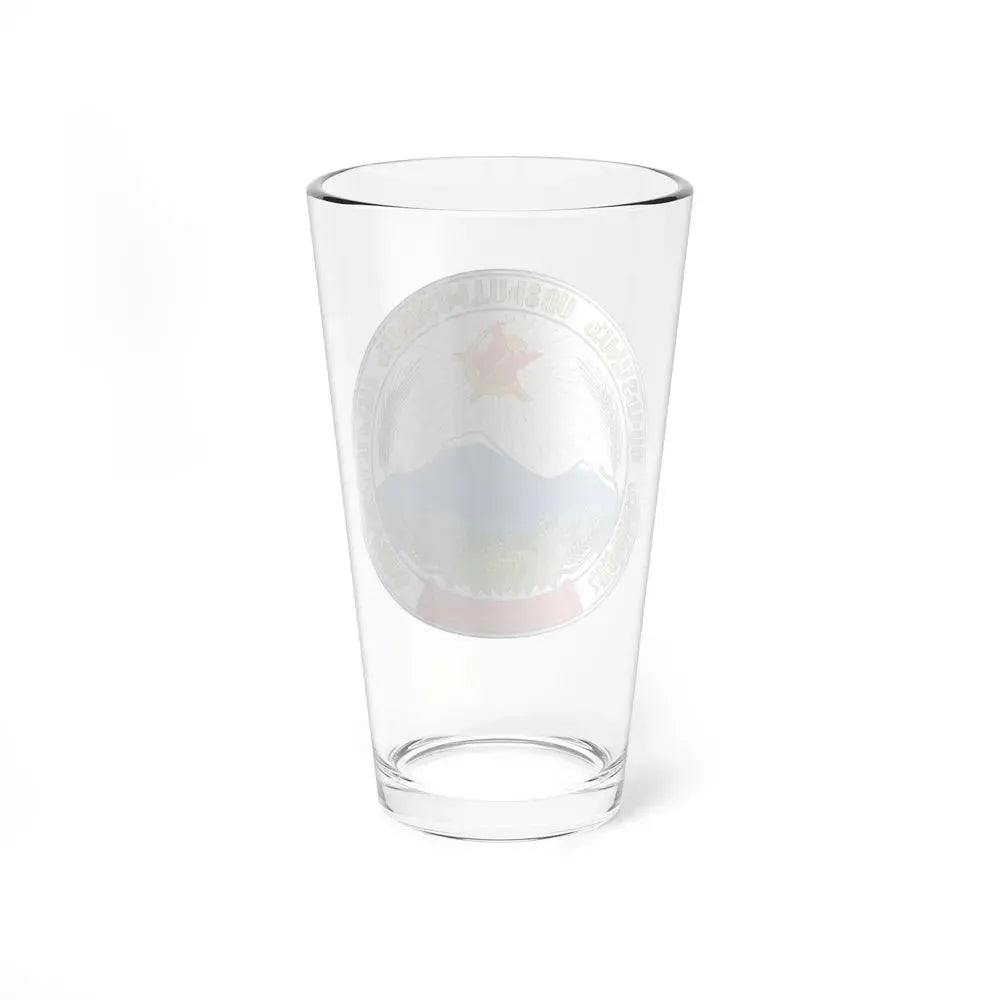 Emblem of the Armenian SSR - Pint Glass 16oz - Go Mug Yourself