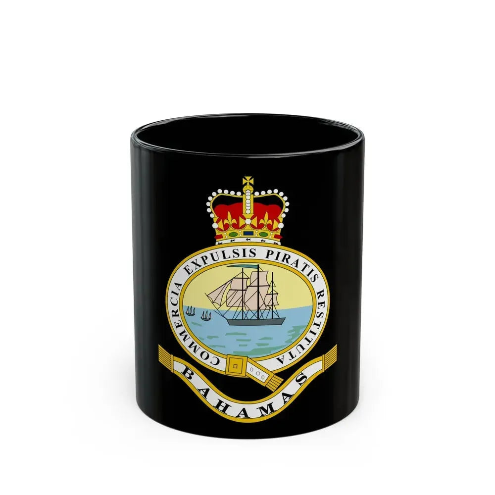 Emblem of the Bahamas (1869-1904; 1953-1964) - Black Coffee Mug 11oz - Go Mug Yourself