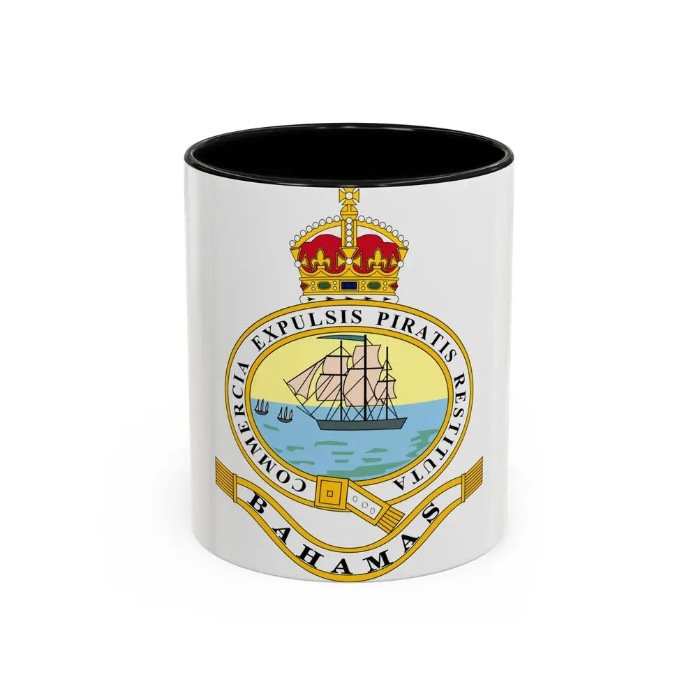 Emblem of the Bahamas (1904-1953) - Accent Coffee Mug 11oz Black - Go Mug Yourself