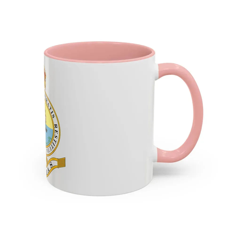 Emblem of the Bahamas (1904-1953) - Accent Coffee Mug - Go Mug Yourself