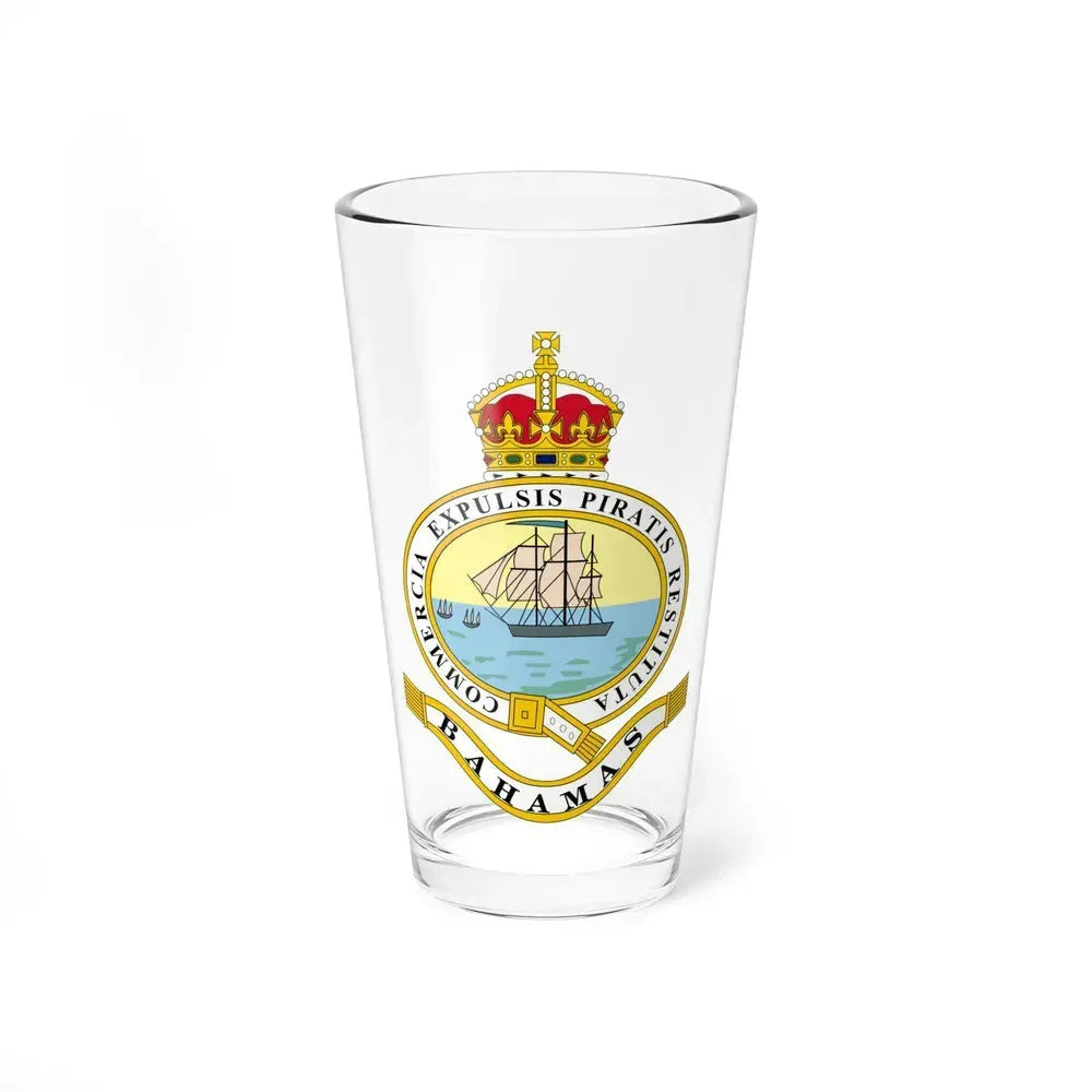 Emblem of the Bahamas (1904-1953) - Pint Glass 16oz 16oz - Go Mug Yourself