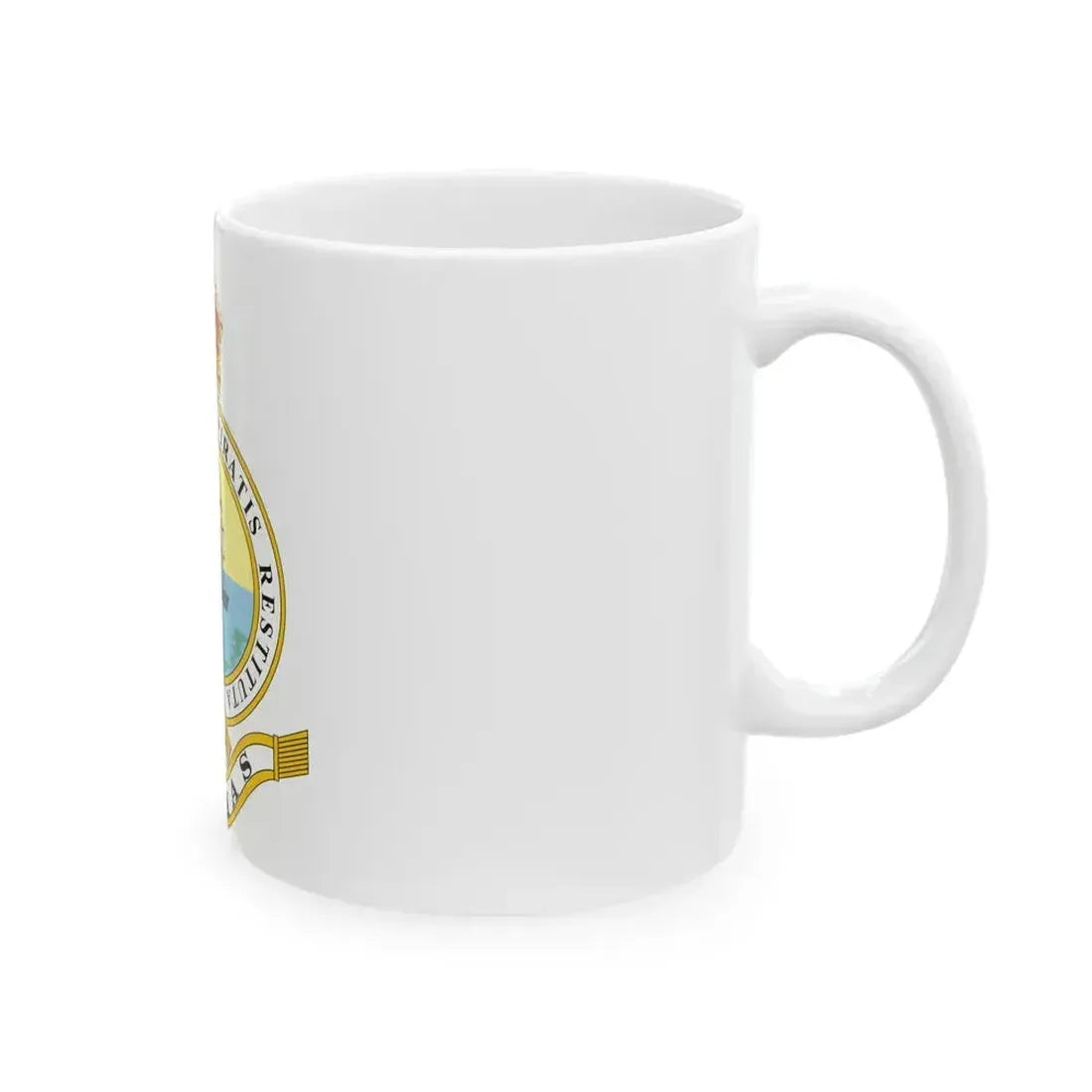 Emblem of the Bahamas (1904-1953) - White Coffee Mug - Go Mug Yourself