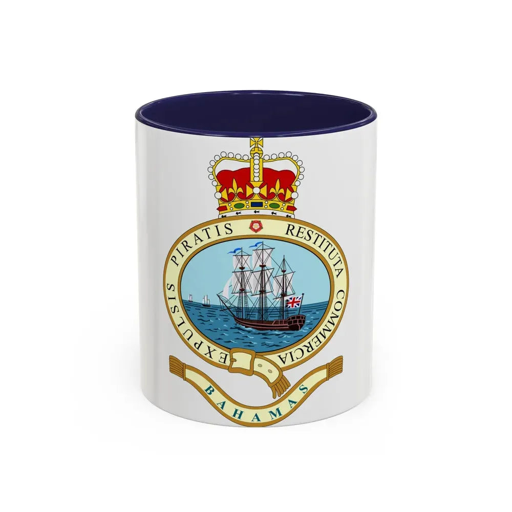 Emblem of the Bahamas (1964-1973) - Accent Coffee Mug 11oz Navy - Go Mug Yourself