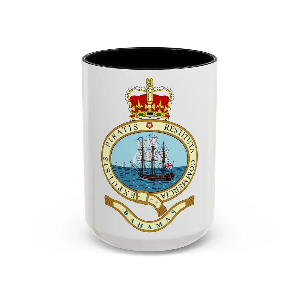 Emblem of the Bahamas (1964-1973) - Accent Coffee Mug 15oz Black - Go Mug Yourself