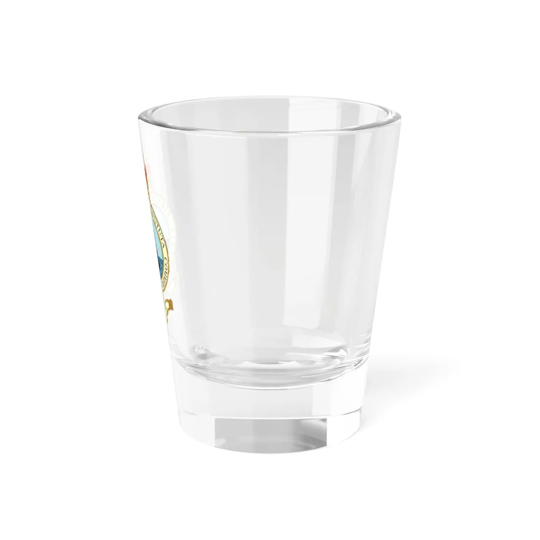 Emblem of the Bahamas 1964-1973 (Bahamas) (Coat of Arms) Shot Glass 1.5oz - Go Mug Yourself